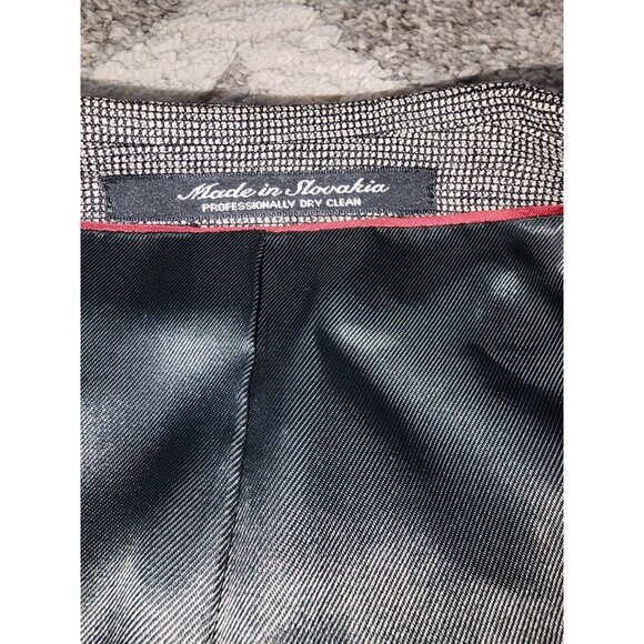 J.D. CHRISTOPHER LONDON New York Suit Gray  100% PUREWool BLAZER 46R PANTS 40x28 - Picture 3 of 16